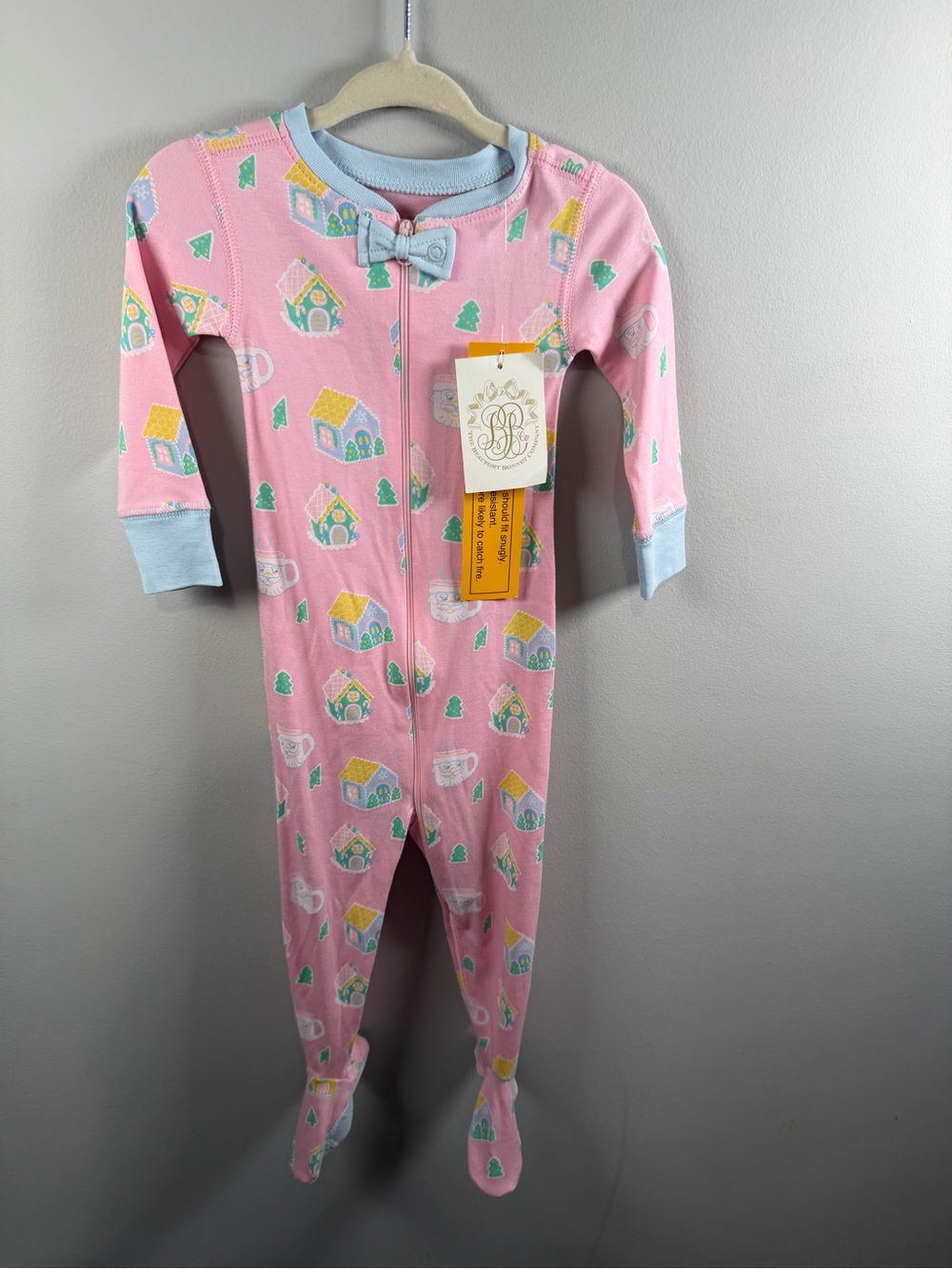 TBBC Noelle's Night Night: Vivie's Gingerbread Village Sleeper Size 12-18m NWT